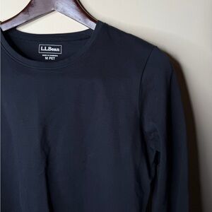 L.L. Bean Classic Black Long Sleeve Tee